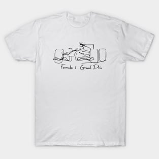 Formula Racing Circuit Motorsport  Art T-Shirt